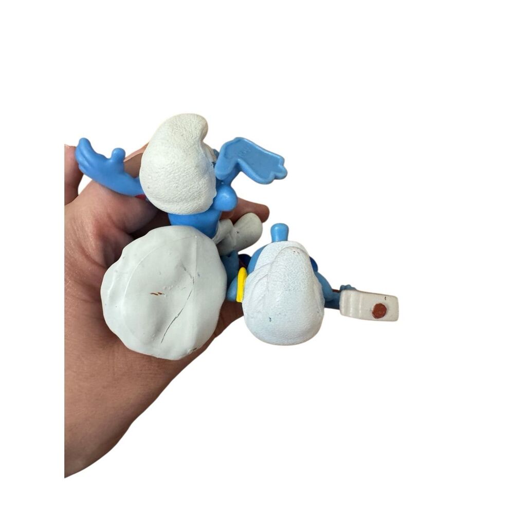 Smurfs Baker Handy Hefty Figures Peyo 2011 Smurf Movie Action Figures - Picture 3 of 5